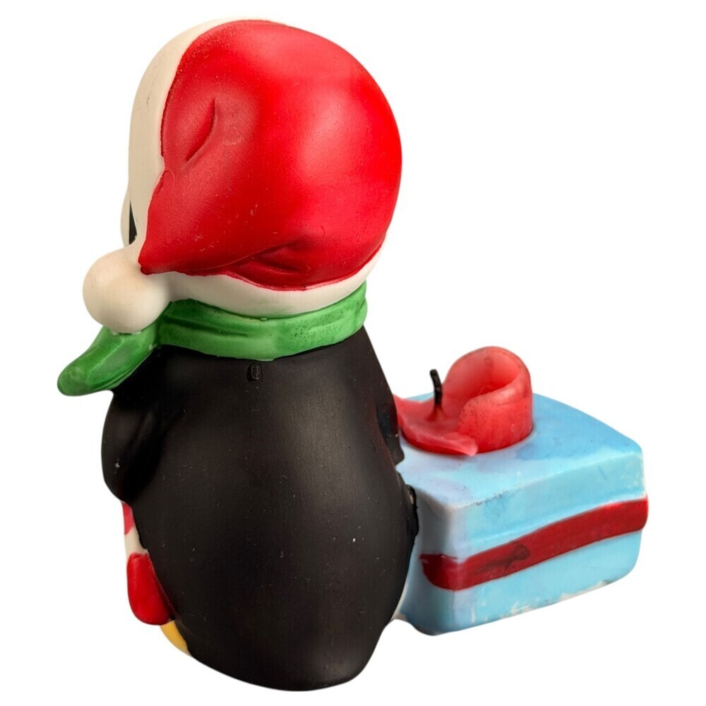 Christmas Candle Holders Set of 2 Mouse Penguin Holiday Friends Original Box - Picture 9 of 14